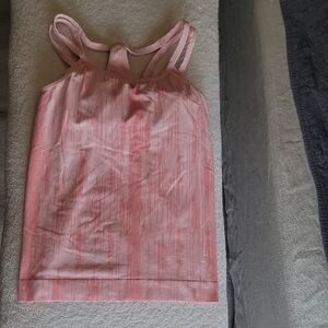 Athleta Light Pink Ribbed Tank